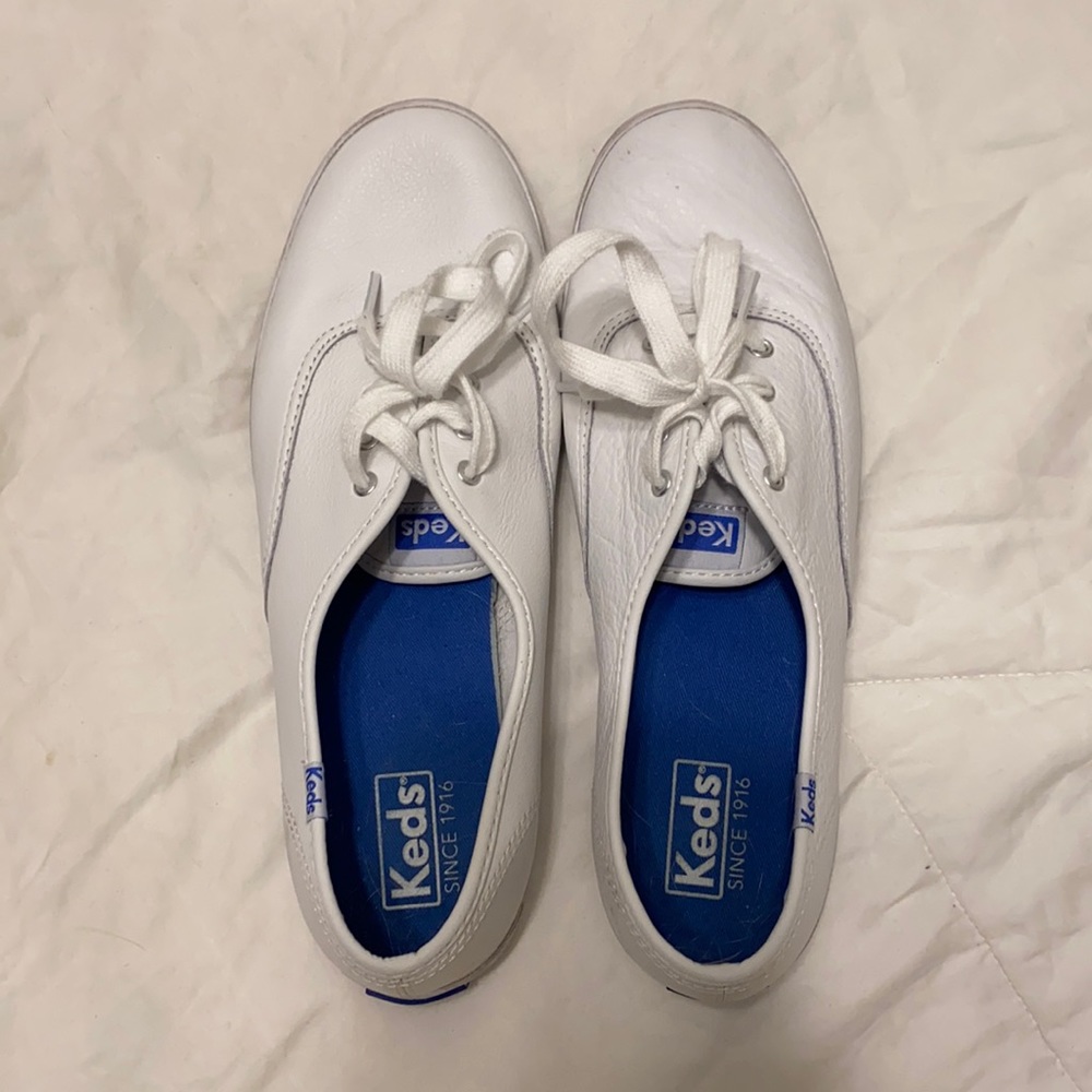 White leather Keds sneaker
